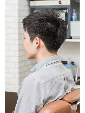 ヘアージャンティ(HAIR GENTIL) メンズ ベリーショート 【 ツーブロック × ビジカジ 】