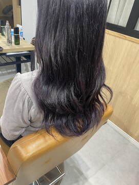 テラスヘア 新潟駅南(TERRACE hair) 艶髪カラー"ラベンダーカラー"