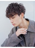 ツーブロック刈り上げ×ツイストスパイラル