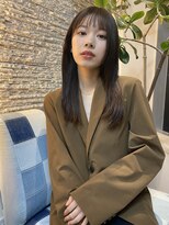 オーシャン(Ocean)&nbsp;［OCEAN Hair&Life 水田成美］ぱっつん前髪×ニュアンスカラー