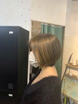 アラモア ひばりヶ丘(Alamoa)&nbsp;ハイライトショートボブ