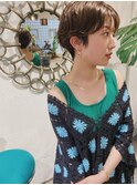 【WATER】ショートカット カラー ミニボブ/表参道.南青山