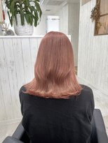 ワク 岡崎店(waku)&nbsp;ワンブリーチ×コーラルベージュ