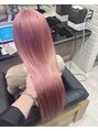 ユニック ウメダ(unique UMEDA)&nbsp;元々ハイトーンカラーやデザインカラーが得意で好きです！