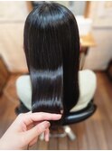 縮毛矯正 太田美容室髪質改善ストパーカラー眉毛