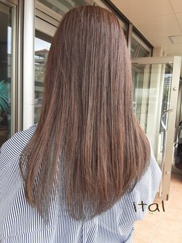 アイタル(ITAL)の写真/手触りの良い柔らかなニュアンスストレートに♪
