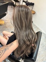 ブレンド 渋谷(BLend)&nbsp;20代30代40代白髪ぼかしハイライト小顔ショートボブミニウルフ