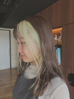 アンツ サザンリゾート 茅ヶ崎店(ANT'S Southern Resort)&nbsp;前髪/アンブレラカラー/こなれミディ/イメチェン/ウェーブパーマ