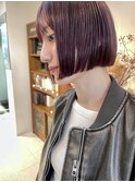 ショートボブデザインカット