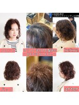 サロン マーニ(salon m ni)&nbsp;くせ毛カット＋ヘアリセッター＋おしゃれ染めの白髪染め