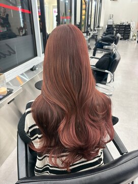 アルドーレフィエロ シンサイバシ(Ardore fiero shinsaibashi) ブリーチ無しでできるピンクブラウン♪10代20代30代