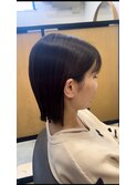 切りっぱなしボブ