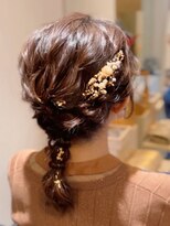 フォーエス(4S)&nbsp;ふわふわの編み下ろし　～結婚式お呼ばれヘアアレンジ～