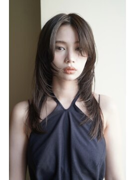 ロールアップスリーブス(ROLL UP SLEEVES) Olive color layer style