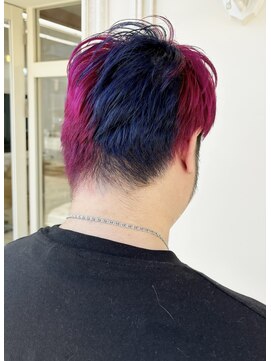 グラスペディア(graspedia) ハイトーン/デザインカラー/ツートーンカラー/ネイビーブルー