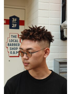 オーディナリーバーバープレース(Ordinary Barber Place) 高円寺/針金パーマ/ショートアフロ