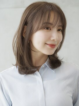 セイドット リー(Say. Ree) say.ボブミニボブくびれボブレイヤーボブオリーブグレーベージュ