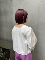 ヴァーディ オモテサンドウ(Vardy omotesando)&nbsp;bordeaux/ボルドー ルビー パープル ハイトーンボブ