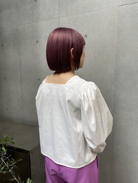 ヴァーディ オモテサンドウ(Vardy omotesando) bordeaux/ボルドー ルビー パープル ハイトーンボブ