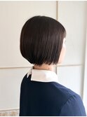 ダークブラウンボブ