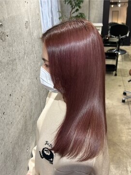 オリーブフォーヘアー(olive For hair) 艶髪ピンクベージュ《髪質改善》METEOカラー