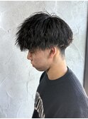 MEN’S HAIR/サーフカール/刈り上げセンターパート/群馬高崎