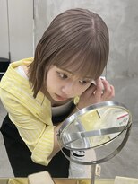 ミーム 原宿 表参道(meme)&nbsp;☆ハイトーンブリーチミルクティーカラーホワイトベージュカラー