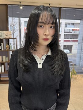 シクネ 新潟駅 万代(SHICUNE) 【新潟/万代】ロングレイヤー　顔まわりレイヤー　レイヤー