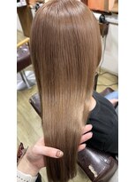 アローズ 大牟田店(arose)&nbsp;ブリーチした1ヶ月後は 色味によっては ブリーチ無しで♪