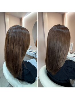 クラップヘアーの写真/一人ひとりの髪の状態に合わせて薬剤を厳選◎髪を優しく守りながらお悩み解消◎髪内部からたっぷり栄養補給