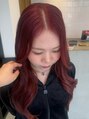 シェイト(ciate) 赤系も得意です*ブリーチ1回*