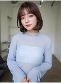 ANGELICA 地毛風ナチュラルブラウン 内巻きショート
