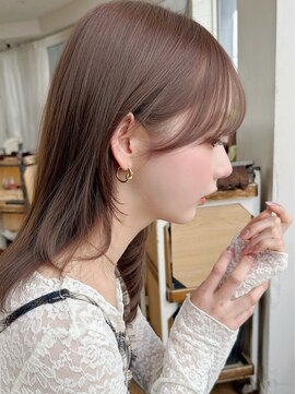 バイオレット 表参道店(Violet) 耳にかけても可愛い顔周りカットサイドバング