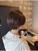 大人カジュアルなゆるふわショート