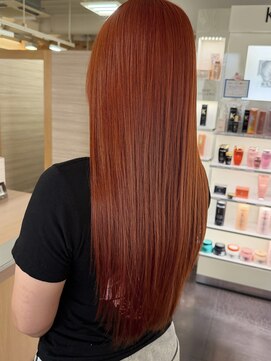 キャパジャストヘアー(CAPA just hair) ブリーチダブルカラーオレンジ