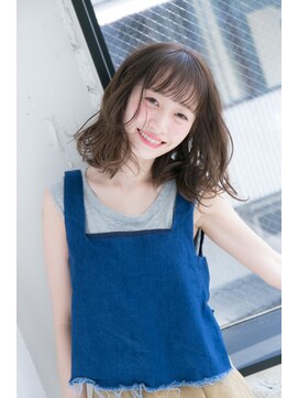 ディッセンバー 渋谷(December) 『December』やわらかい質感の揺れパーマ×まろやかベージュ