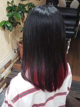 サムブリッジ(SOMEBRIDGE) ★赤いインナーカラーの呼吸★【SOMEBRIDGE亀有】