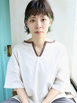 バース(BIRTH) 天神【BIRTH】インナーカラー×ウエーブミニボブ