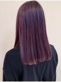 個性的で可愛いパープル系/バイオレット/ストレート/