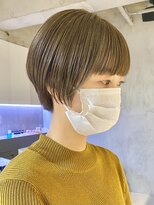 エリマ 調布(elima)&nbsp;マッシュショート/丸みショート/ベージュカラー/大人かわいい