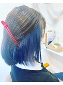 インナーカラー【ブルー】