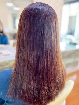 アークスヘアー 20代30代40代ブラウン艶感ストレート透明感ナチュラル