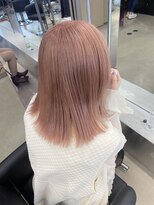 ペレ 栄店(PELE) ウルフ/マチルダボブ/ピンクベージュ/インナーグレージュ/栄