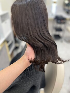 シェノン サントル(CHAINON CENTRE) カール/セミディ/シアーカラー/姫カット