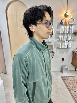 ヘアー アイス カンナ(HAIR ICI Canna) 大人男性ニュアンスパーマナチュラル30代メンズ