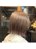 イメチェン/フルバング/似合わせカット/レッドブラウン/髪質改善