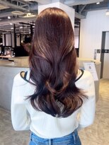 アイティーバイアルバム 下北沢店(IT by ALBUM)&nbsp;ウェーブパーマレイヤーロングミルクティーピンク_ba518001