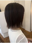 小顔に合わせカット切りっぱなしボブ