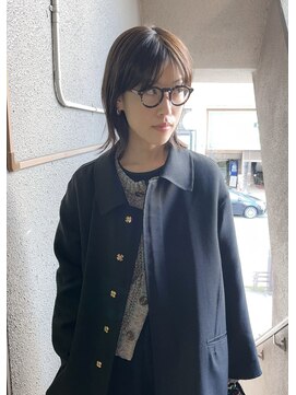 シカ(sica) ナチュラル透明感ブラウンカラーボブ