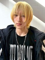 ザ ドッツ(THE DOTS) ブリーチカラー イエロー ウルフカット レイヤーカット